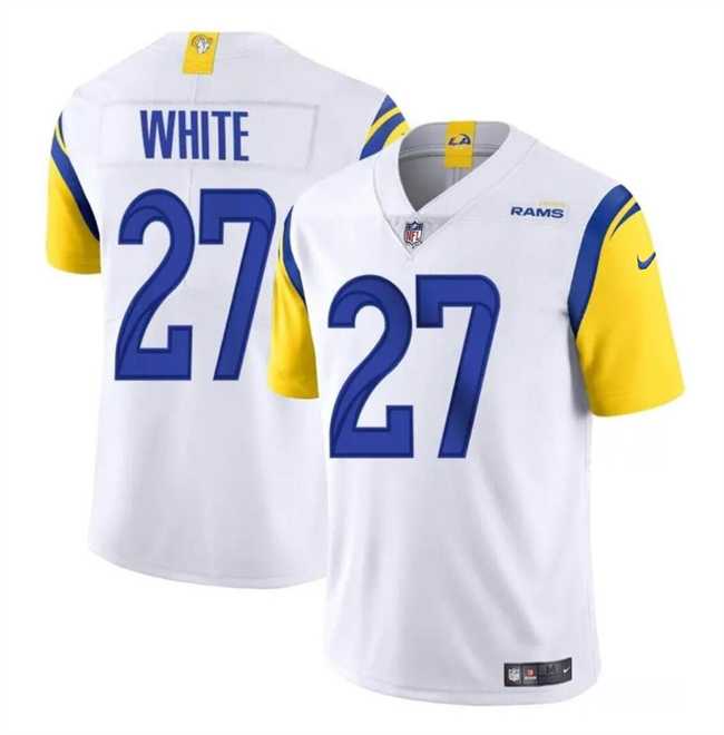 Men & Women & Youth Los Angeles Rams #27 Tre%27Davious White White Vapor Untouchable Football Stitched Jersey